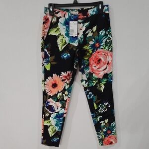H&M Sz 4  Multicolor Floral Pants